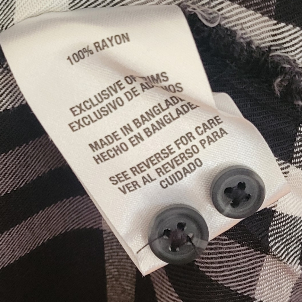 WOOLRICH Button Up Plaid Shirt Size Small - Picture 5 of 5